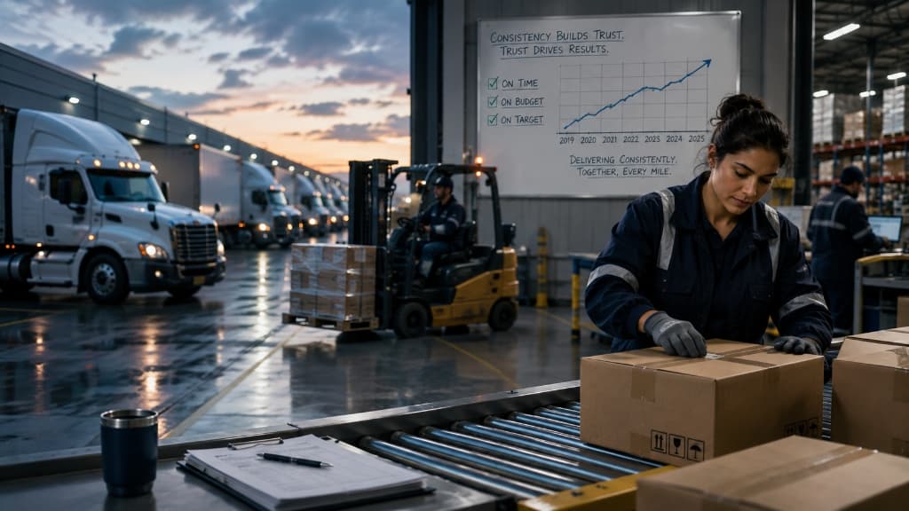 Consistency Matters with Freight Shipping